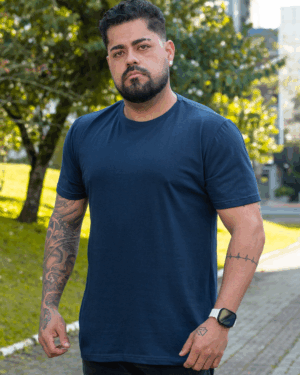 CAMISETA 30.1 BÁSICA MASCULINA - AZUL MARINHO