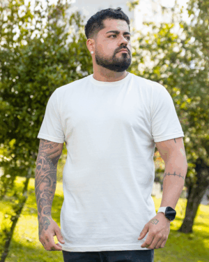 CAMISETA 30.1 BÁSICA MASCULINA - OFF WHITE