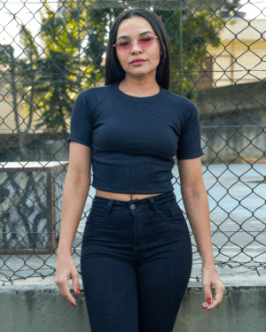 CROPPED RIBANA CANELADA SORTIDOS