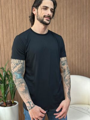 CAMISETA 30.1 BÁSICA MASCULINA - PRETA