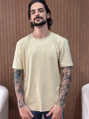 CAMISETA 30.1 BÁSICA MASCULINA - AREIA