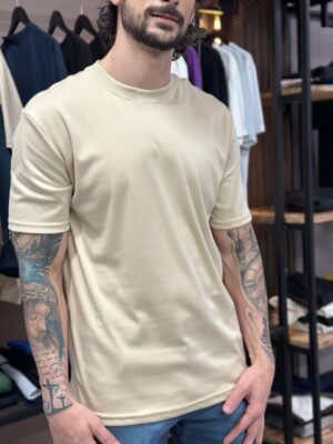 CAMISETA REGULAR SUEDINE - KIT COM 7 PEÇAS (1P-2M-2G-2GG)